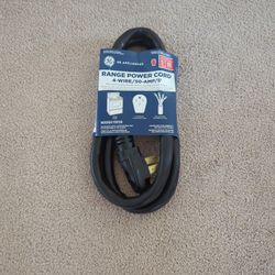 GE Range Power Cord 50A/4-wire/5ft