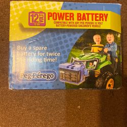 Peg-pérego High Performance 12v Power Wheels Battery 