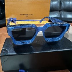 Louis Vuitton Sunglasses Blue Marble First Edition New