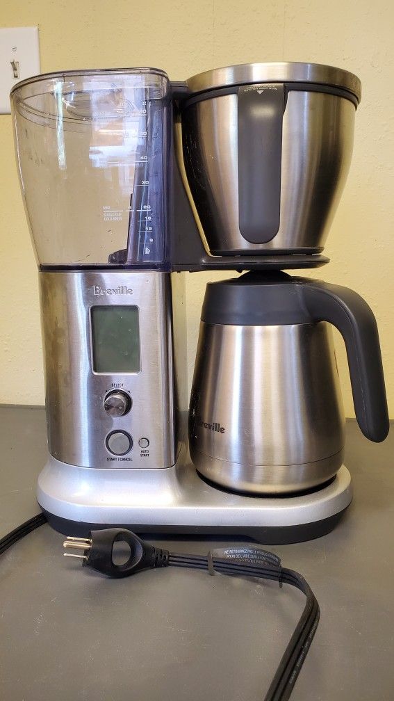 Breville - the Precision Brewer Thermal 12-Cup Coffee Maker - Brushed Stainless Steel / Used / working good
Model:BDC450BSS1BUS1