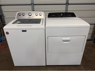 MAYTAG WASHER AND ELECTRIC WHIRLPOOL  DRYER SET LIKE NEW CONDITIONS