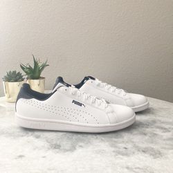 Brand New PUMA Smash PERF C Size 11 Men's White/Navy 366245-02 NEW