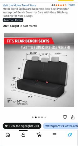 Vehicle Seat Cover Great Condition
