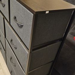 Dark Grey 9 Drawer Dresser