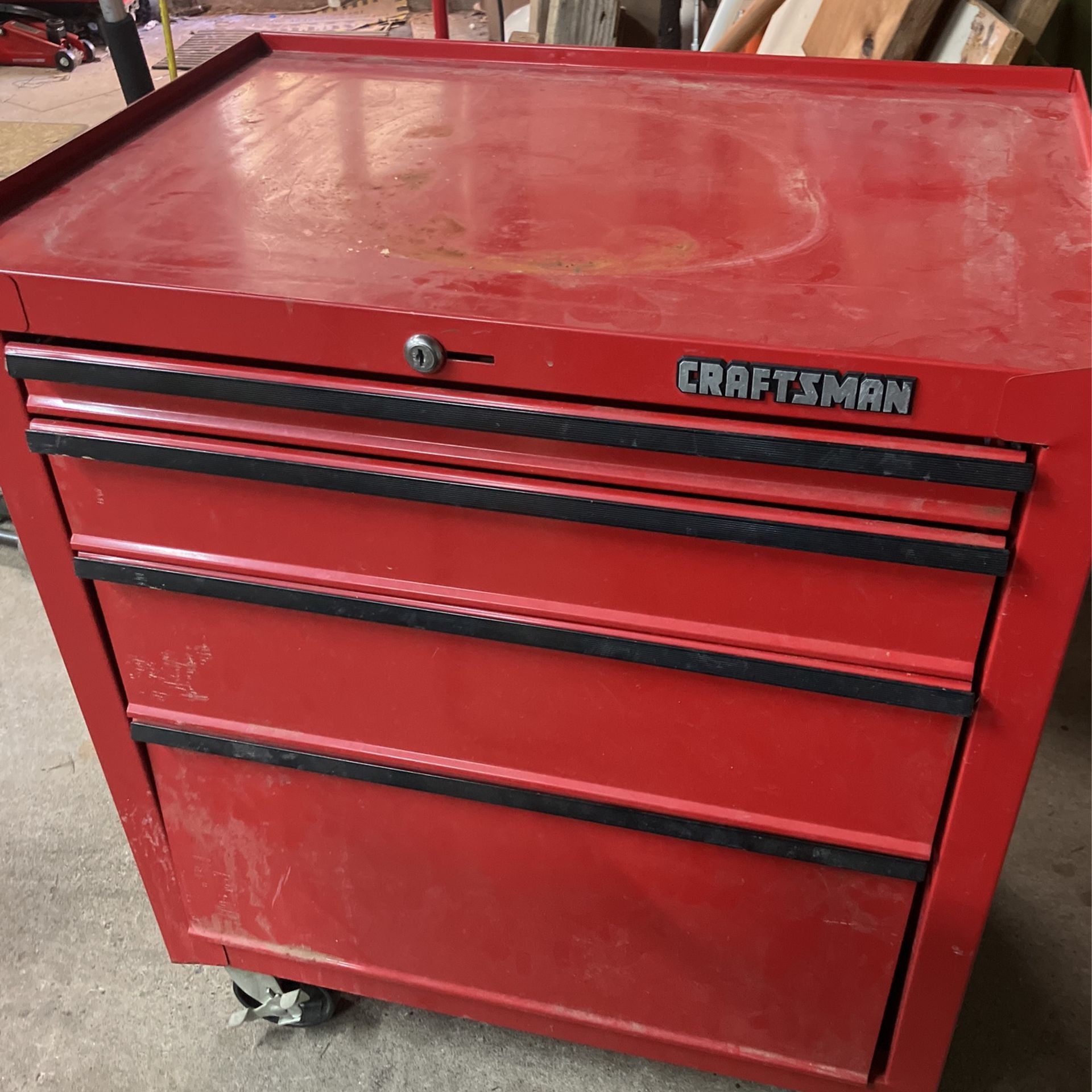 4 Drawer Craftsman Toolbox