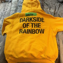 Virgil Abloh Brooklyn Museum Dark Side of The Rainbow Hoodie Yellow