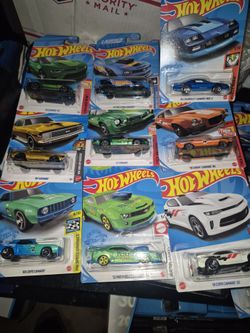 Hot wheels chevy camaros