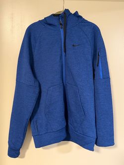 Nike Full-Zip Hoodie Blue Heather Medium Men