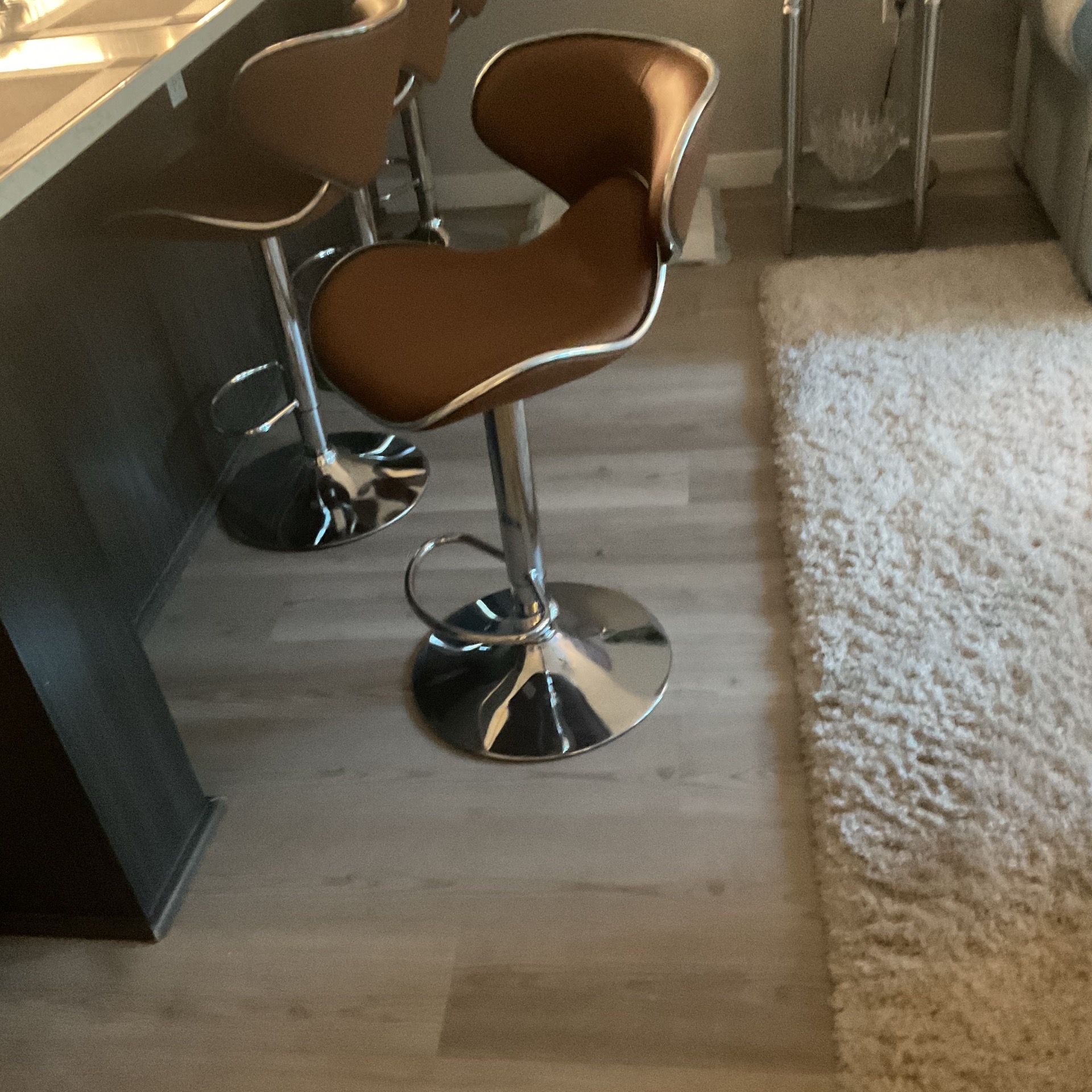 For mid-century modern barstools $$30 each