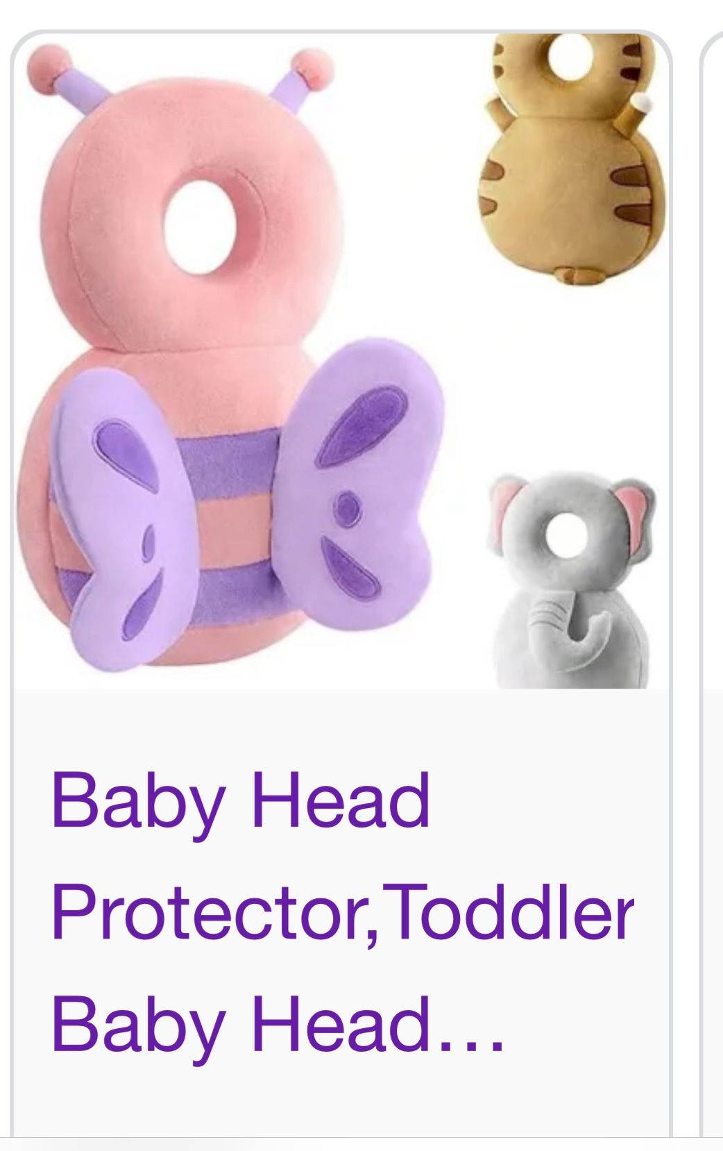 Baby Girl Head Protector