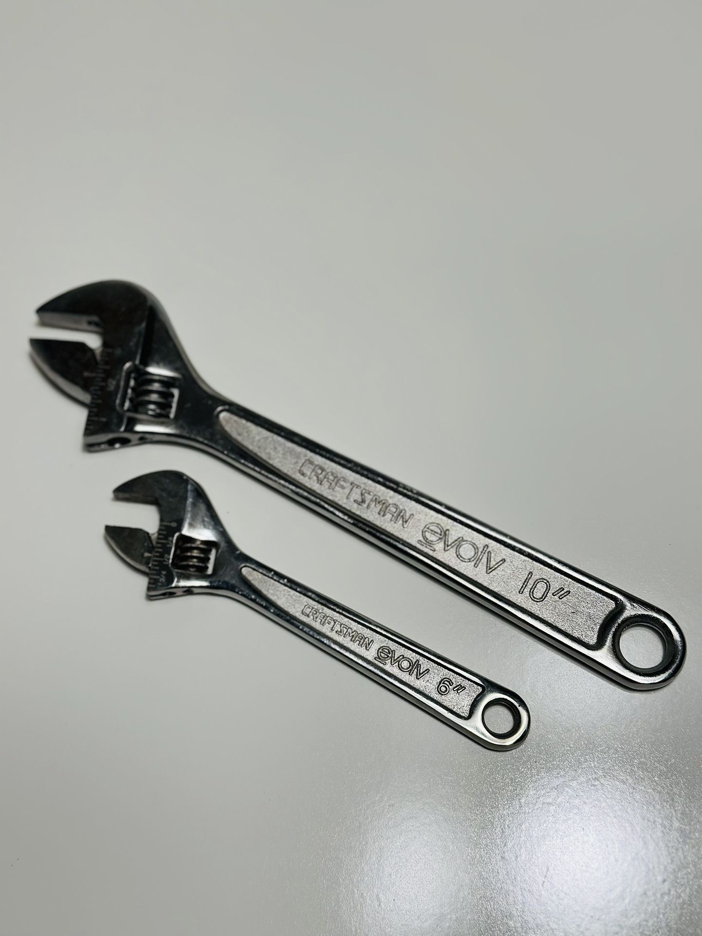 Craftsman Evolv 10” and 6” Adjustable Wrenches 16572Z & 16568Z