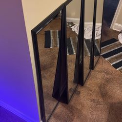 4 skinny black mirrors