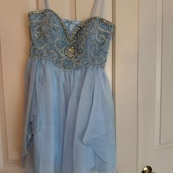 Light Blue Dave & Johnny Dress