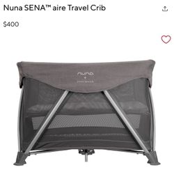 Nuna Sena Pottery Barn Travel Crib & Bag