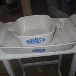Vintage Serving Dish With Pot
