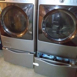 Washer(don't turn on) and Gas Dryer(works fine)