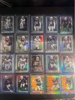 NFL Topps Chrome Raiders Lot