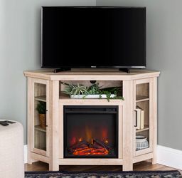 Corner Fireplace TV Stand