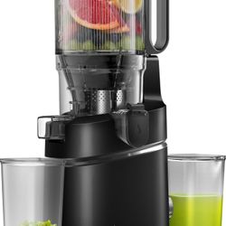 AMZCHEF Juicer Machines, 5.8" Extra Self-Feeding Cold Press Juicer