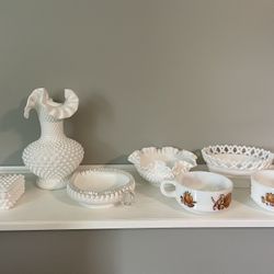 Milk Glass Lot