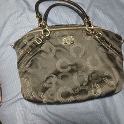 Black Coach Purse 