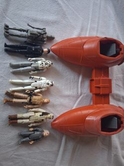 80s Star War Vessel Amd Figures