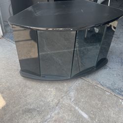 Modern Table With Glass Cabinet Door TV stand