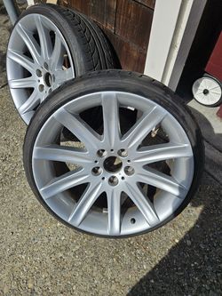 BMW 19" x 9" Borbet rims w/tires