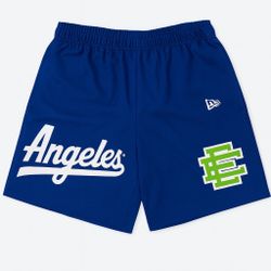 Eric Emanuel X New Era X Los Angeles Dodgers EE Basic Nylon Active Shorts Sz S