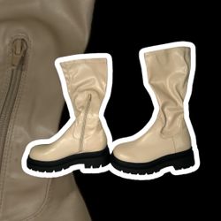 Forever 21 Faux Leather Calf High Boots- size 7