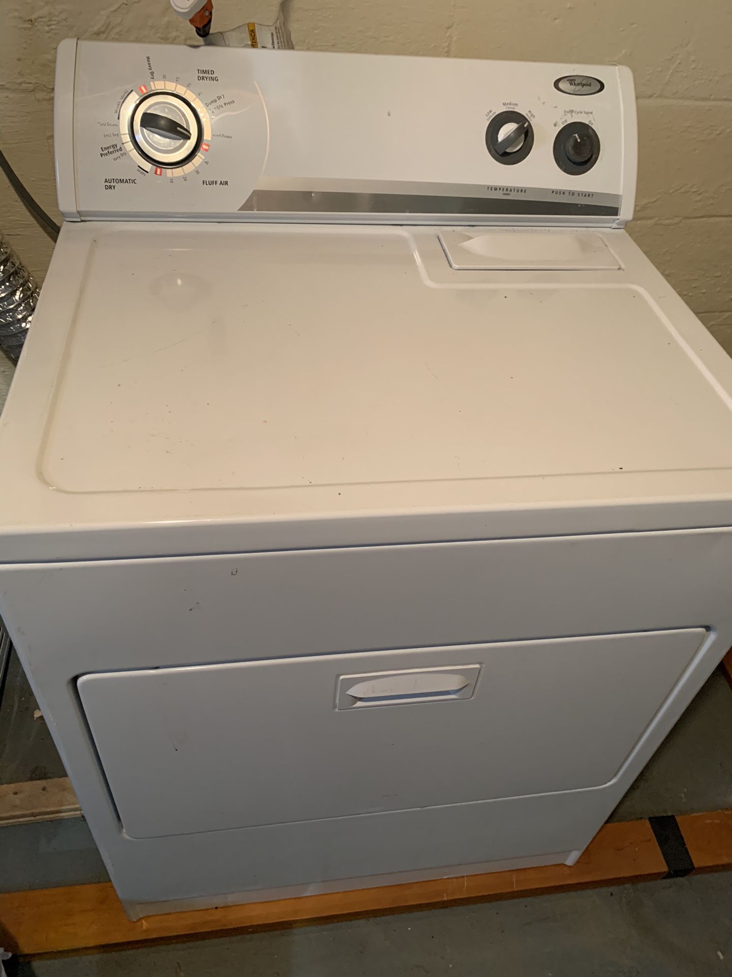 Whirlpool dryer/ washer