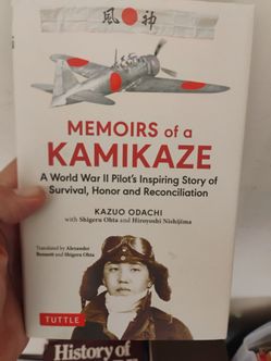 WW2 book memoirs of a kamikaze hardback
