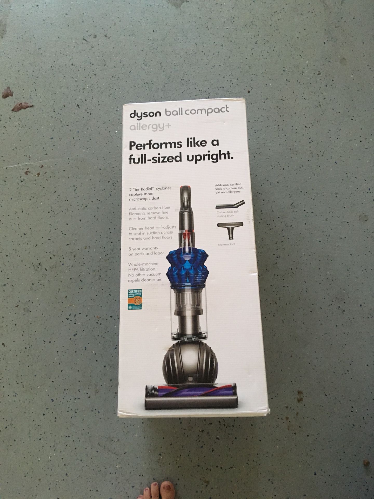 New in the box Dyson vacuum.