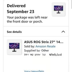 Like New Asus Strix 1440p 240 OLED Monitor