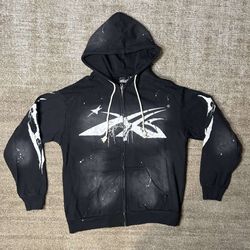 SCANNABLE HELLSTAR ZIP UP HOODIE