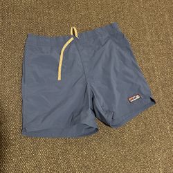 Patagonia Swim Trunks Blue, Large