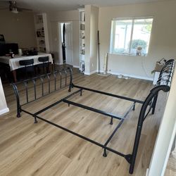 Queen Bed Frame With Box Spring And Mattress