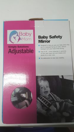 Baby & Mom Back Seat Baby Mirror - Rear View Baby Car Seat Mirror