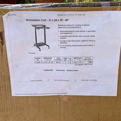 Uline Workstation Cart