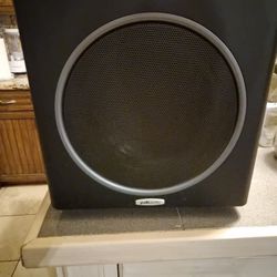 Polk Audio PSW110 powered subwoofer. 