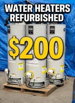 Refurbished water heaters