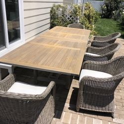 William Sonoma Outdoor Wicker Chairs