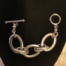 SilverTone Link Bracelet 