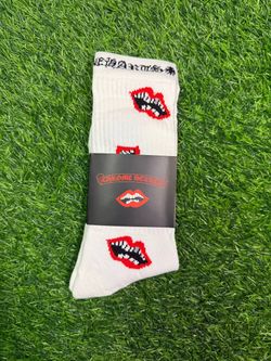 White Chrome Socks