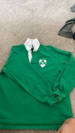 Rugby Long sleeve shirt green size xL
