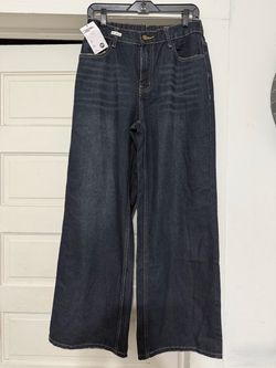 EV Jeans Wide Leg Dark Wash Jeans – Size M
