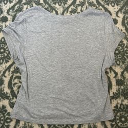 Grey Baby Tee