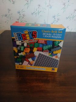 Classic Brik Set - 216 bricks- 12 colors