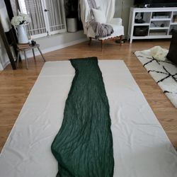 Hunter Green Gauze Sash For Table 