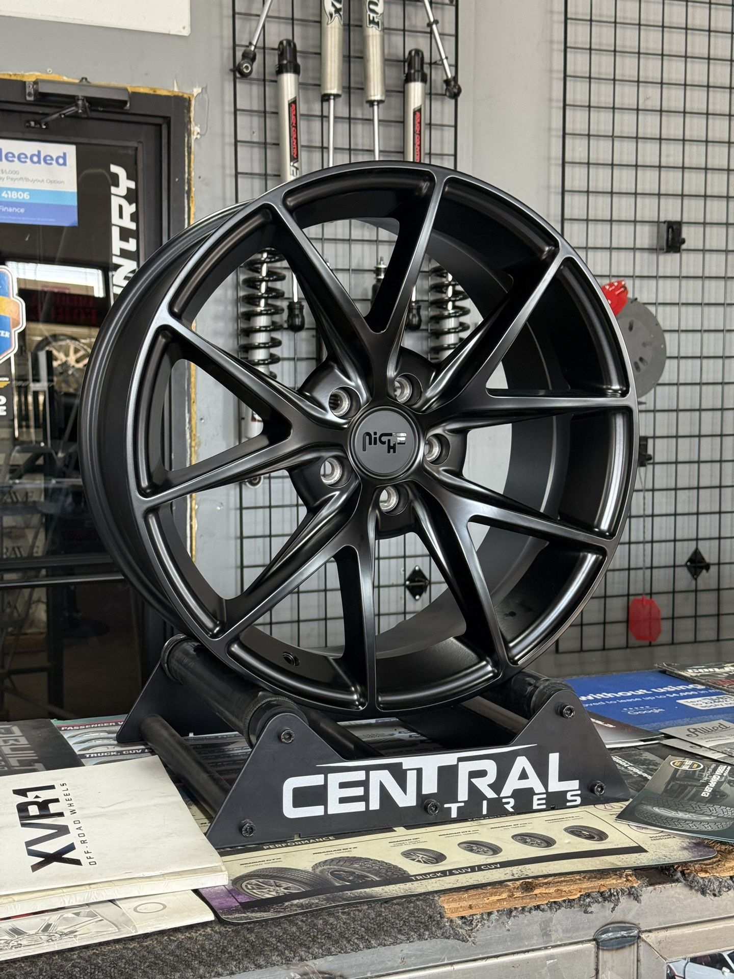 Niche Misano M117 18x8 Satin Black Wheel 5 Lug